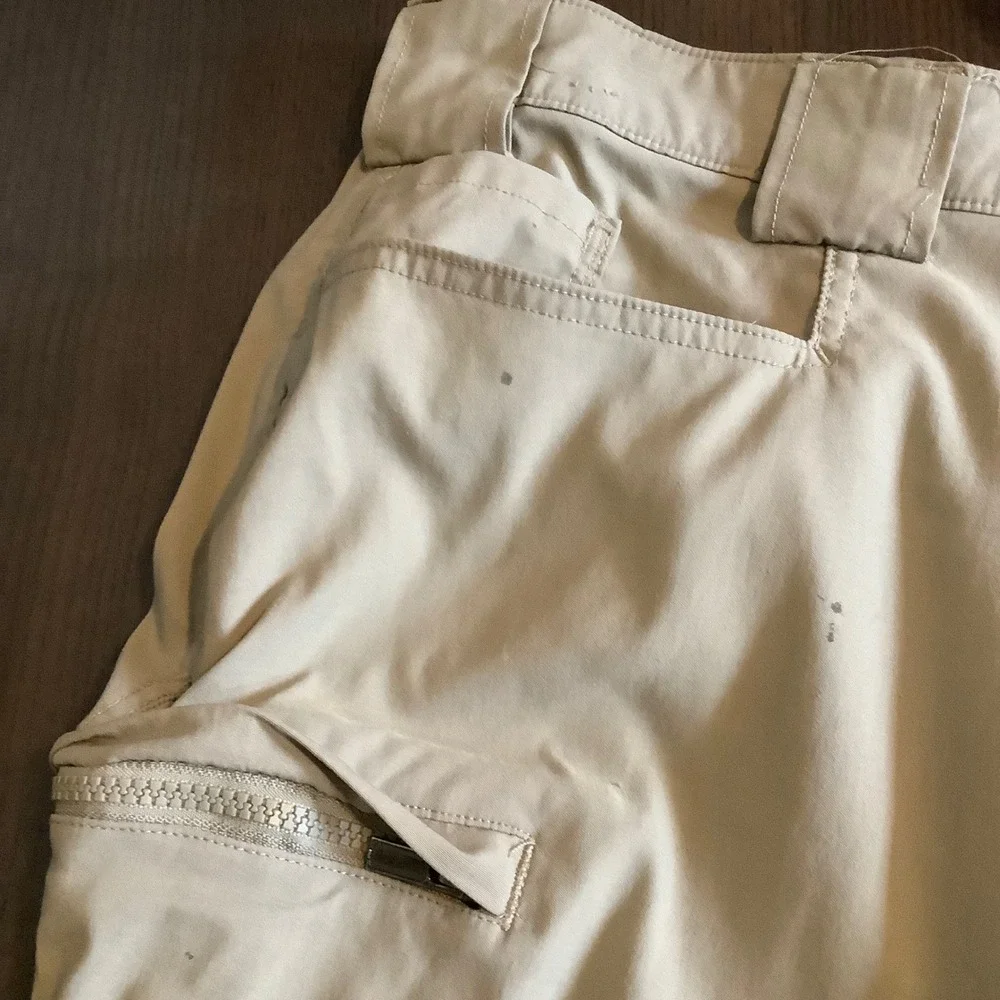 Duluth Trading Co Dry On The Fly Relaxed Fit Cargo Pants Mens 46x30 Khaki Tan